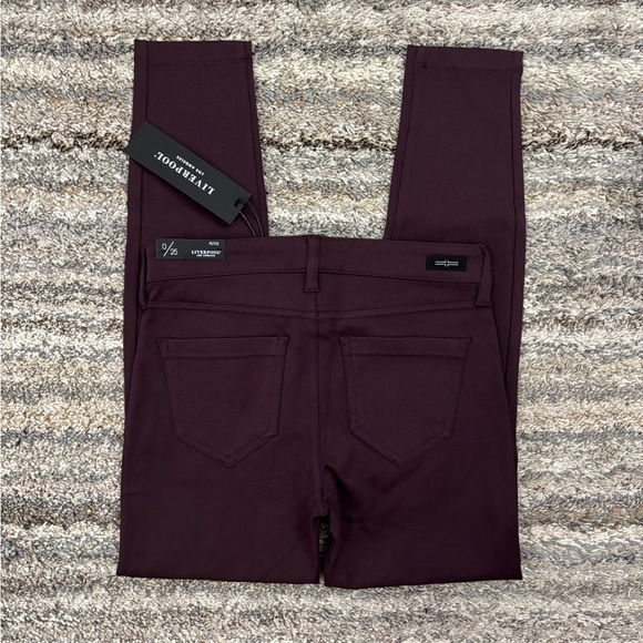 Liverpool Skinny Jeans/Jeggings In Aubergine Sz 0/25P NWT | Liverpool Skinny - - Picture 2 of 13